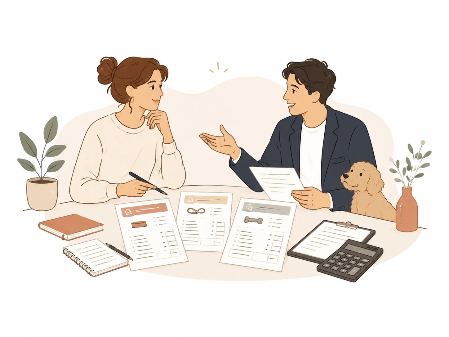 Quotation and order details being reviewed